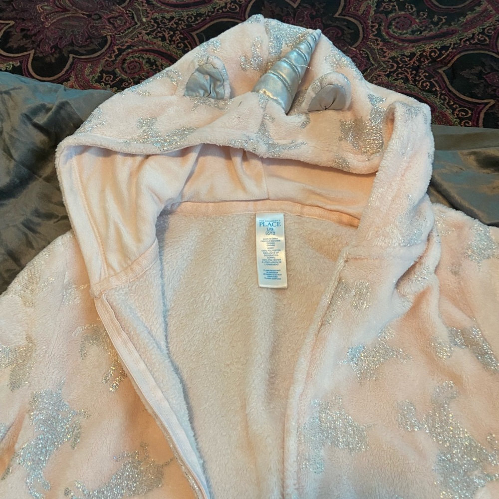 Unicorn onesie with hood